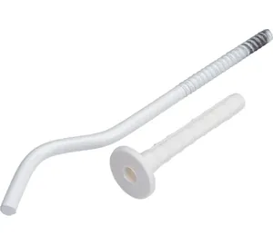 Кронштейн с дюбелем для радиатора 1 (белый) thumbnail